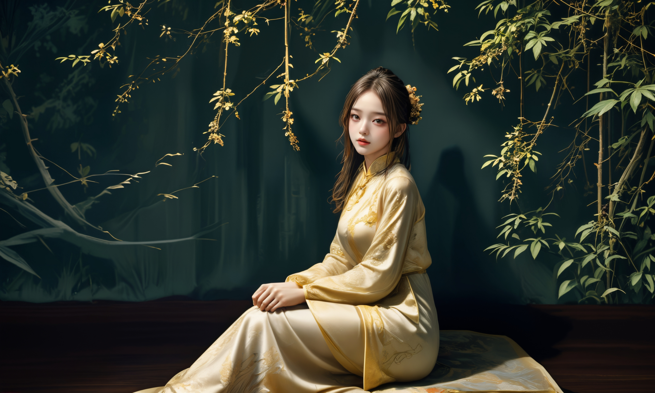 江西庐山“蓝调时刻”暑夏景象如梦幻化